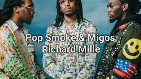 richard mille migos pop smoke|Migos .